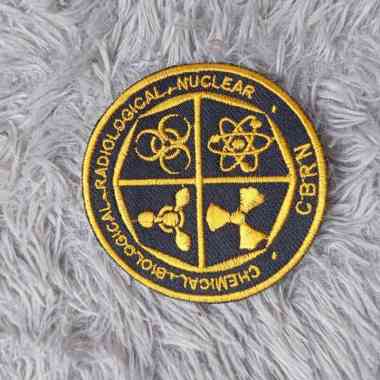 Patch Bordir Air Borne,bordir Tactical, emblem bordir komputer,patch CBRN