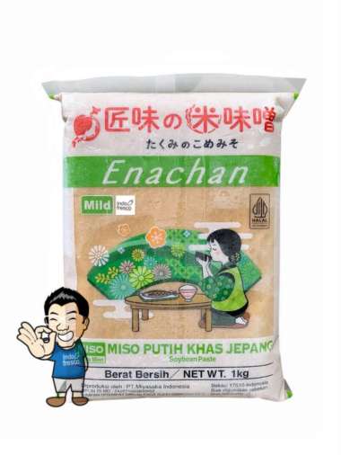 Enachan Shiro Miso Paste- Pasta Miso- Tauco Jepang 1 Kg