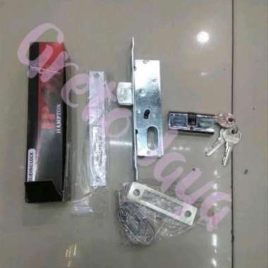 Kunci HP Pintu Swing Lurus Alumunium Almunium Aluminium HAMPTON 5123 Not Specified