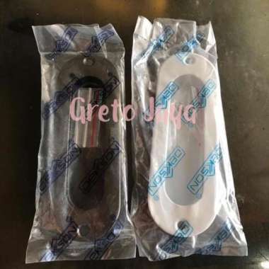 ( DEKSON ) Handel Handle Kom Com Tarikan pintu Sliding Geser Tanam Oval Dekkson Putih