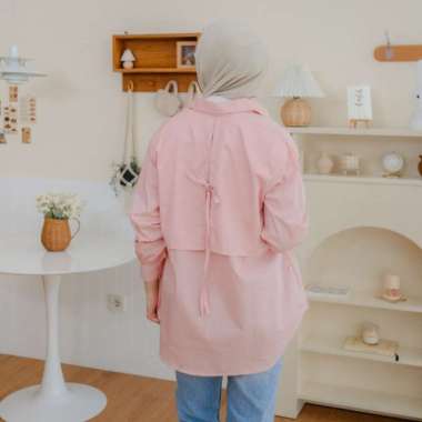 Odeca | Tied Back Top | Kemeja daily Blush