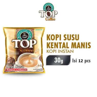 Top Kopi Susu Kental Manis [30grx12'sachet/renceng]