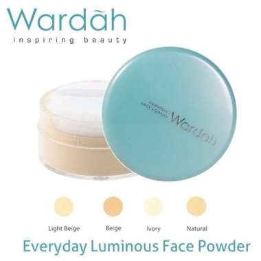 Wardah Luminous Face Powder Original - Bedak Tabur Wardah Loose Powder NATURAL