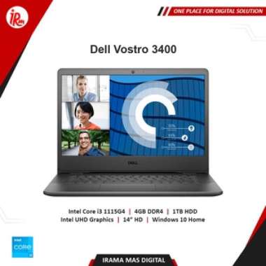 Dell Vostro 3400 - Intel Core i3 1115G4 4GB 1TB