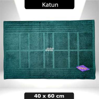 Keset Kaki Tebal Invicta Katun 40x60 cm / Bathmat Keset Handuk Kamar Mandi Hijau