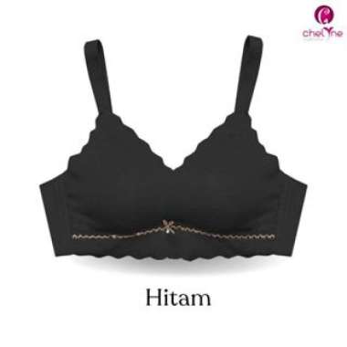 Chelyne BH Wanita B3100 Full Cup Bra Seamless Lycra Premium Tanpa Kawat Penyangga - Big Size Daily B