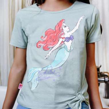 Rodeo Junior Kaos Anak Perempuan Hijau/ Tshirt Girl Green/ RJG Ariel 6 tahun
