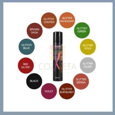 XPert Xpert Hairspray Color Hairspray Rambut Warna 75ml BROWN SAGA