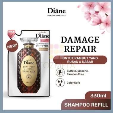 Moist Diane Shampoo Refill 330ml Shampo Isi Ulang DAMAGE REPAIR
