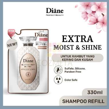 Moist Diane Shampoo Refill 330ml Shampo Isi Ulang MOIST & SHINE