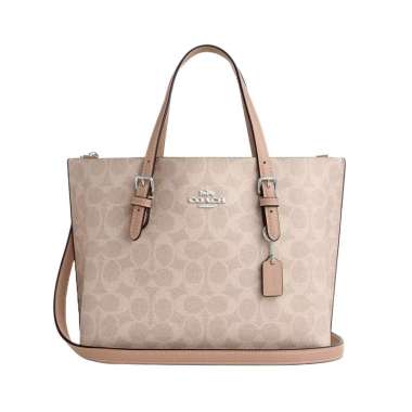 Coach Mollie 25 Signature Sand Taupe Nude