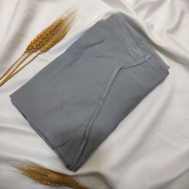 Hijab Syari Jilbab Instan Bergo Tali Aisyah Jumbo Jersey ABU