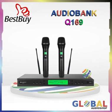 Microphones Wireless Audiobank 2 Channels Karaoke Original Mic