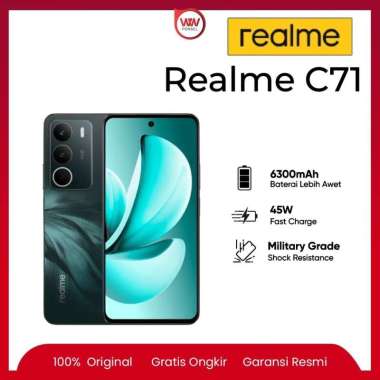 Hp Realme C71 Ram 4GB Internal 128GB Garansi Resmi Forest Owl
