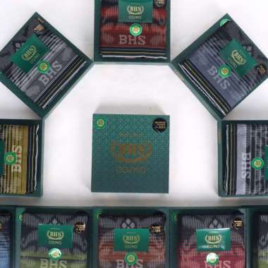 Grosir 10 Pcs Sarung BHS Cosmo Gold Motif K26 PPC