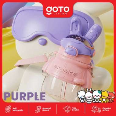 Goto Astro Botol Air Minum Water Bottle Karakter Tumbler Anak Lucu PURPLE
