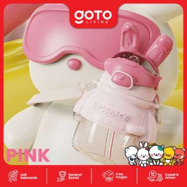 Goto Astro Botol Air Minum Water Bottle Karakter Tumbler Anak Lucu PINK