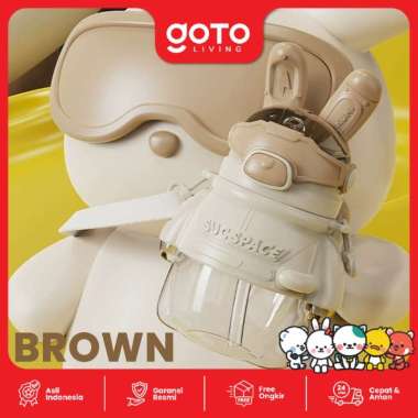 Goto Astro Botol Air Minum Water Bottle Karakter Tumbler Anak Lucu BROWN