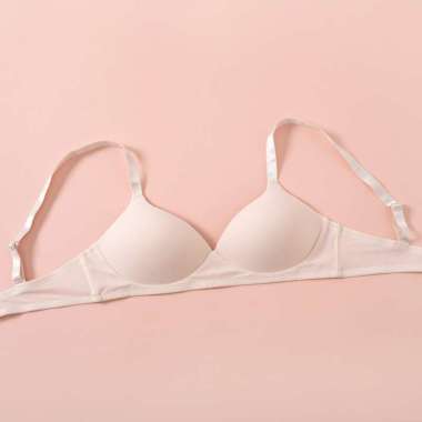 Felancy Bra Rib Fabric Cool Wireless 071-1082B 38B/085 Beige