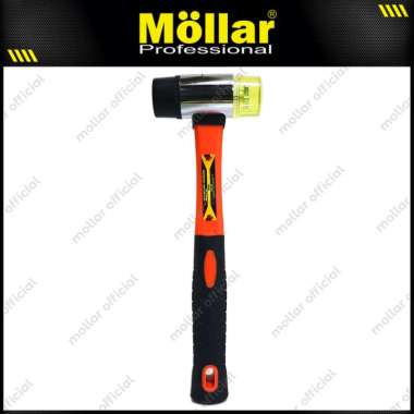BISON C18754 Palu Mounting 40 mm Martil Plastik Karet Gagang Fiber 2 Way Hammer Keramik