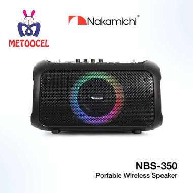 Nakamichi NBS-350 Portable Wireless Speaker Audio Bluetooth RGB NBS350