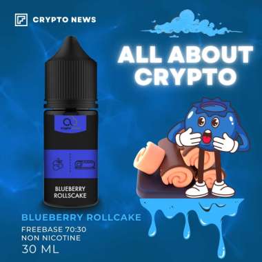 CRPT/CL~30 PREMIUM Liquid Vape Freebase PG70:VG30 NON NIKOTIN 30ml READY 10 pilihan rasa Blueberry R