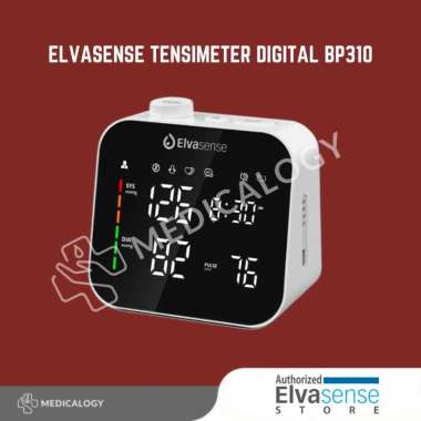 Tensimeter Digital Elvasense BP310 - Pengukur Tekanan Darah Lengan Atas dengan Suara Friendly Smart Voice
