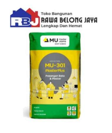 Semen Mortar MU 301 PlasterPlus ( Pasangan Bata & Plester ) - 40kg