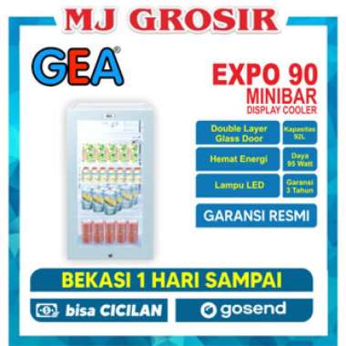 SHOWCASE GEA EXPO 90 DISPLAY COOLER KULKAS MINUMAN MINI LOW WATT