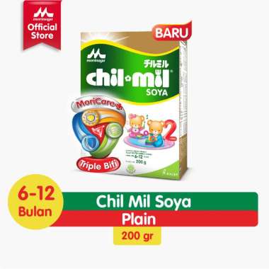 Morinaga Chil Mil Soya Susu Formula Bayi Usia 6-12 Bulan 200gr