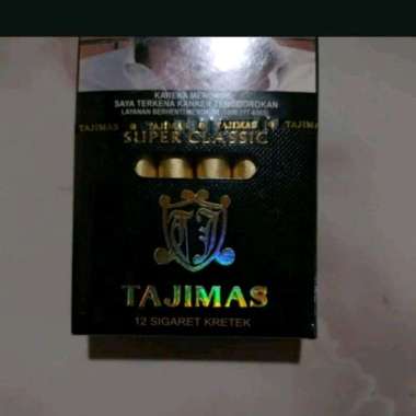 Tajimas Super Clasik isi 12 batang terbungkus foil