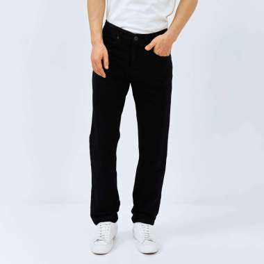 M231 Celana Panjang Jeans Denim Pria Hitam C1168 32