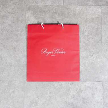 Tas PAPER BAG ROGER VIVIER 100% ORIGINAL size L