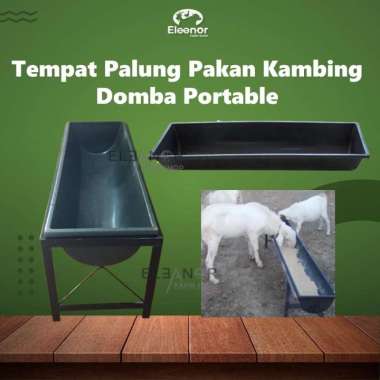 Tempat Palung Pakan Ternak Domba Cempe Kambing Besi Portable Tempat Palung