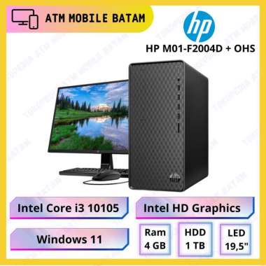 PC Desktop HP M01-F2004D i3-10105 4GB 1TB Win11Home+OHS