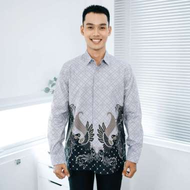 My Aksa Batik Pria Kemeja Panjang Furing Tricot Braiano Brittia S