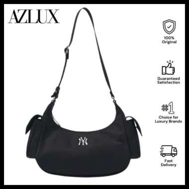 Basic Nylon Pocket Hobo Bag NY