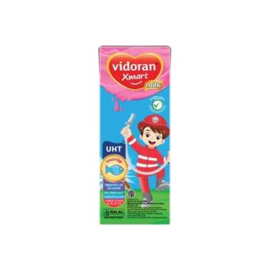 VIDORAN XMART UHT STRAWBERY 175 ML
