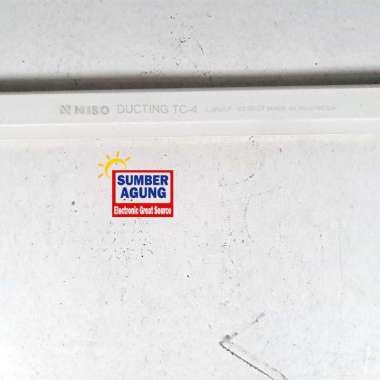 TC No 4 Niso 1M Per Meter Cable Duct Niso Pelindung Kabel Tembok Putih Cabel Duct Dak Kabel