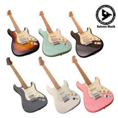 Gitar Elektrik Stratocaster SQOE SEST600 HSS Roasted Maple Series Original