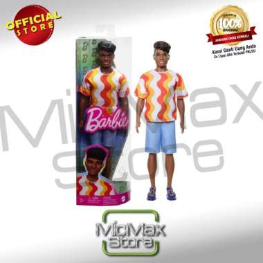 Boneka Barbie Ken Fashionistas Ken Mainan Original Asli Mattel NEW KEN220