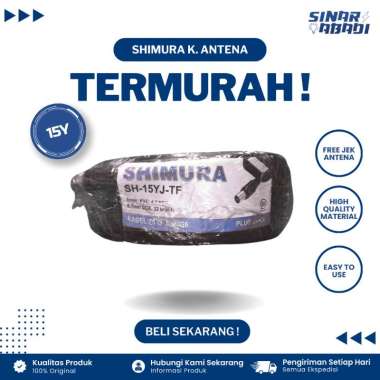 Shimura Kabel Antena Biasa 15 Yard