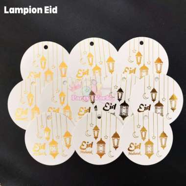 Hang Tag Hampers Idul Fitri Lampion Eid