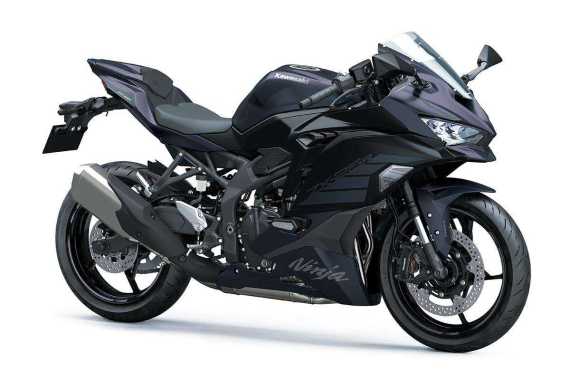 Kawasaki Ninja ZX-25R ABS SE Sepeda Motor [OTR Jabodetabekser] Metallic Matte Graphene Steel Gray Bo