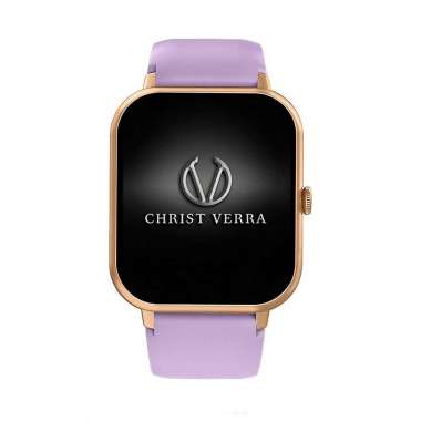 JAM WANITA SMARTWATCH CHRIST VERRA CV BEYOND 02S SERIES LILAC RUBBER JAM SMARTWATCH CHRIST VERRA ORI