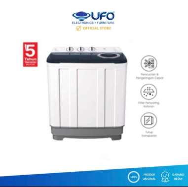 TCL MESIN CUCI TWINTUB 8KG - TWT86-20S GARANSI RESMI TWT 86 20S