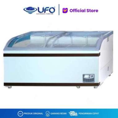 GEA SD-500BY Sliding Curve Glass Freezer Premium 500L