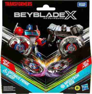 Beyblade X BXG-36 Transformers Starter Optimus Prime and Megatron