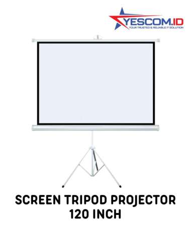 Screen Tripod Projector 120 Inch 16:9 Layar Proyektor With Tripod