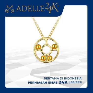 Adelle Jewellery 24K - My Golden Poetry Gold Necklace - Kalung Emas 24 Karat 5.57 gr